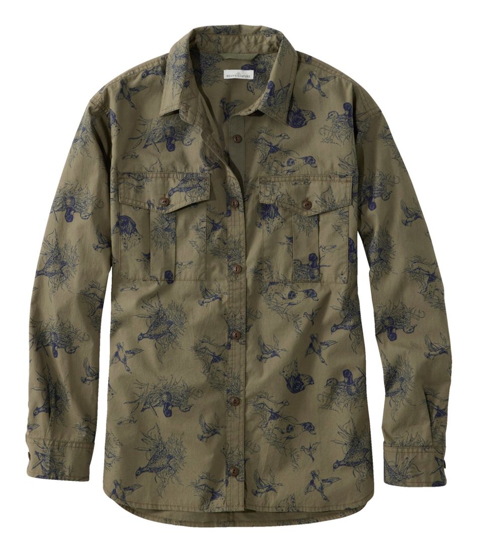 Women's Signature Soft Poplin Shirt, Novelty | L.L.Bean Recommended