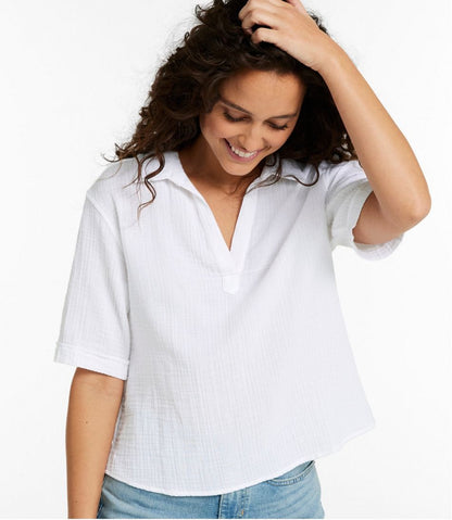 Women's Cloud Gauze Shirt, Polo | L.L.Bean Classic