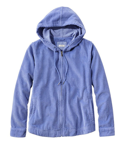 Women's Comfort Corduroy Relaxed Shirt, Zip Hoodie | L.L.Bean Value
