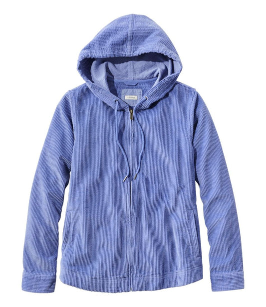 Women's Comfort Corduroy Relaxed Shirt, Zip Hoodie | L.L.Bean Value