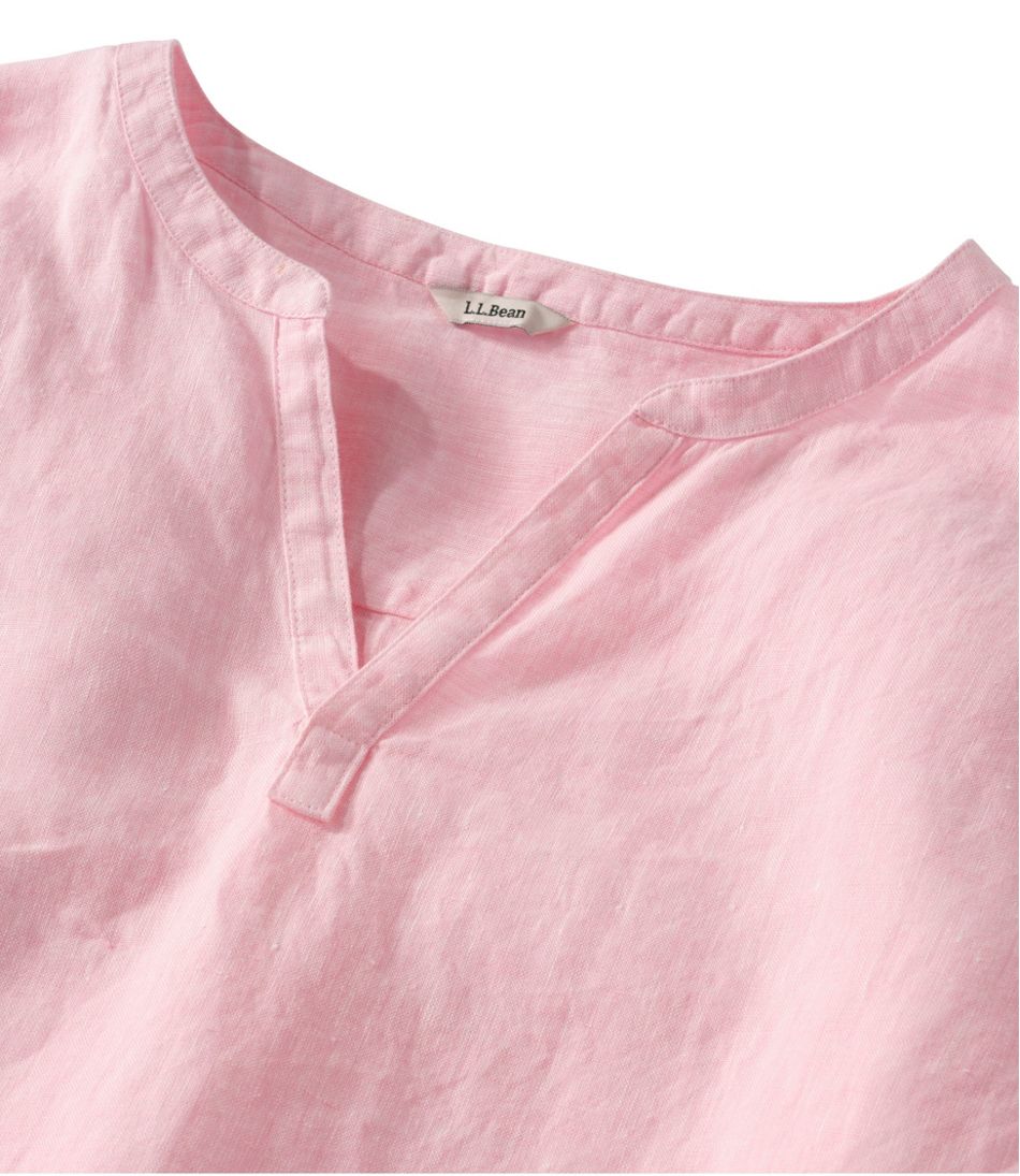 Women's Premium Washable Linen Shirt, Splitneck | L.L.Bean Latest