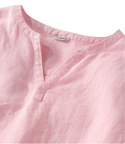 Women's Premium Washable Linen Shirt, Splitneck | L.L.Bean Latest