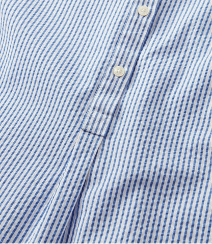 Women's Vacationland Seersucker Shirt, Short-Sleeve Popover Stripe | L.L.Bean Featured