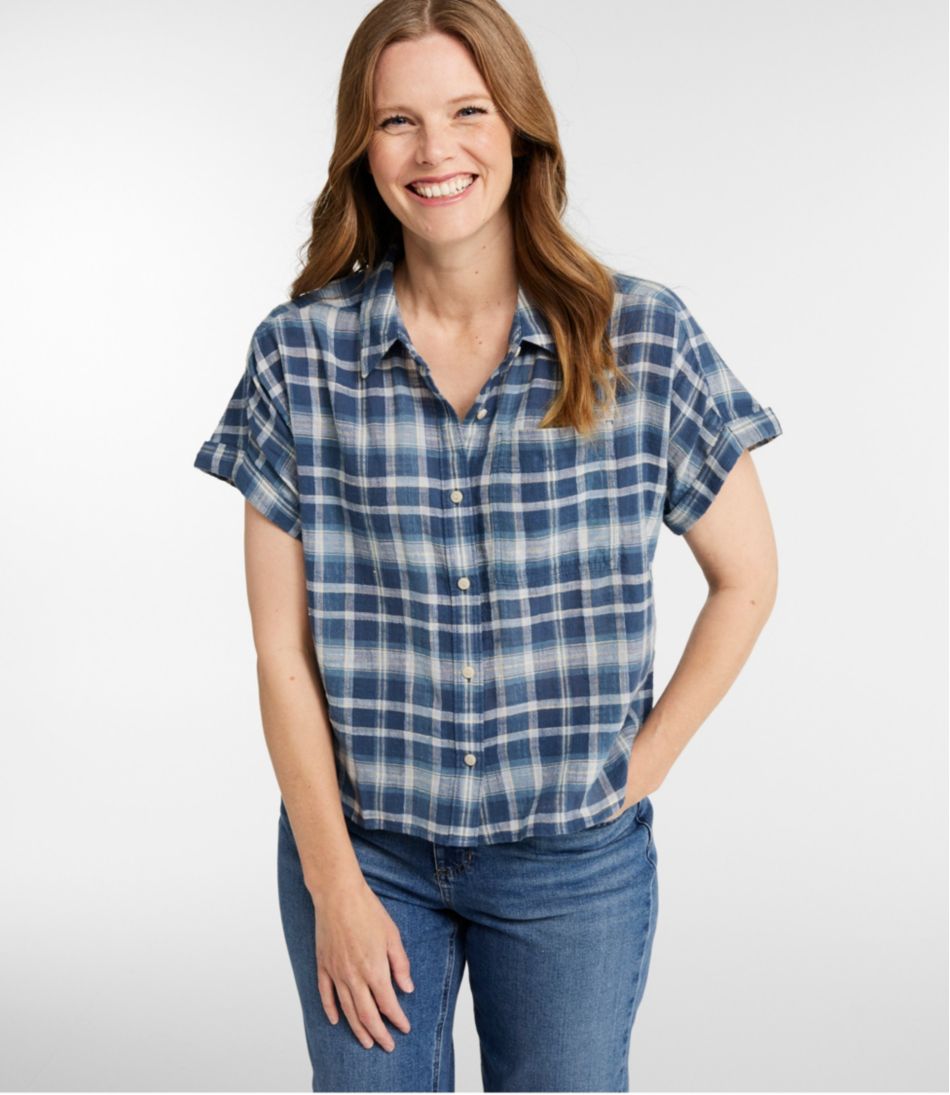 Women's L.L.Bean Day Breeze Shirt, Short-Sleeve Button-Front | L.L.Bean Trending