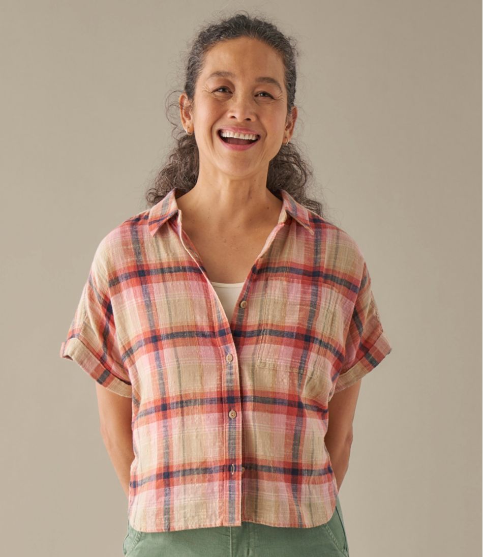 Women's L.L.Bean Day Breeze Shirt, Short-Sleeve Button-Front | L.L.Bean Trending