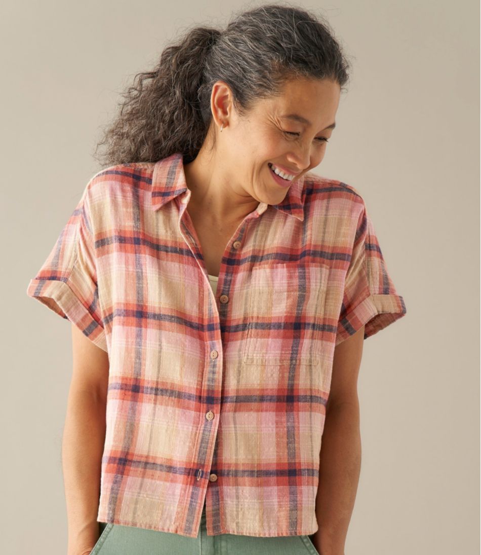 Women's L.L.Bean Day Breeze Shirt, Short-Sleeve Button-Front | L.L.Bean Trending