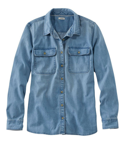 Women's L.L. Bean Heritage Washed Denim Shirt, Long-Sleeve | L.L.Bean Signature