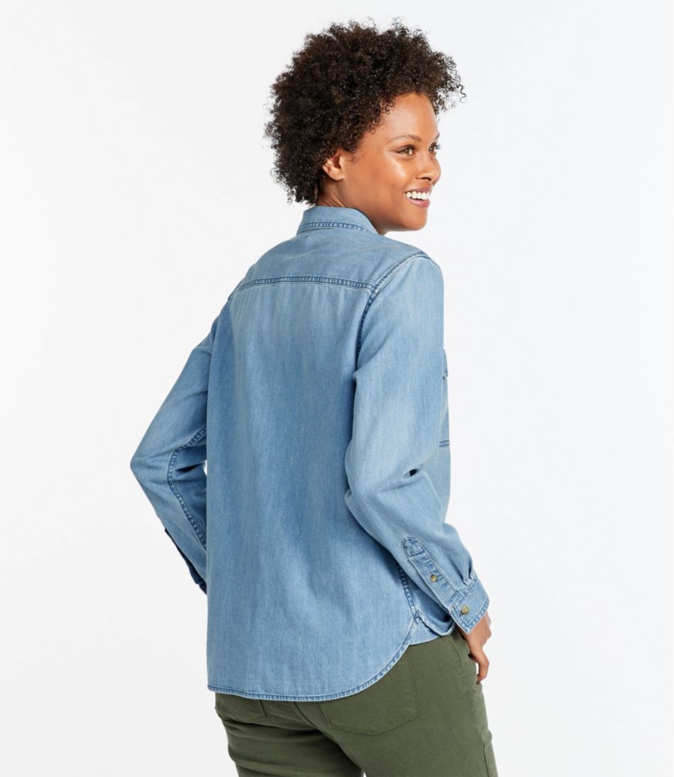 Women's L.L. Bean Heritage Washed Denim Shirt, Long-Sleeve | L.L.Bean Signature