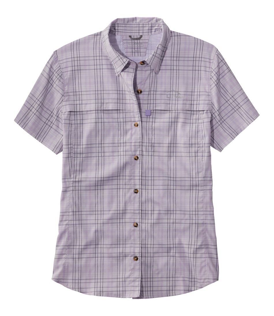 Women's Tropicwear Shirt, Plaid Short-Sleeve | L.L.Bean Essential
