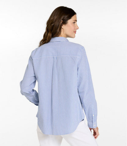 Women's Vacationland Seersucker Shirt, Long-Sleeve | L.L.Bean Everyday
