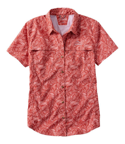 Women's Tropicwear Shirt, Short-Sleeve Print | L.L.Bean Great Value