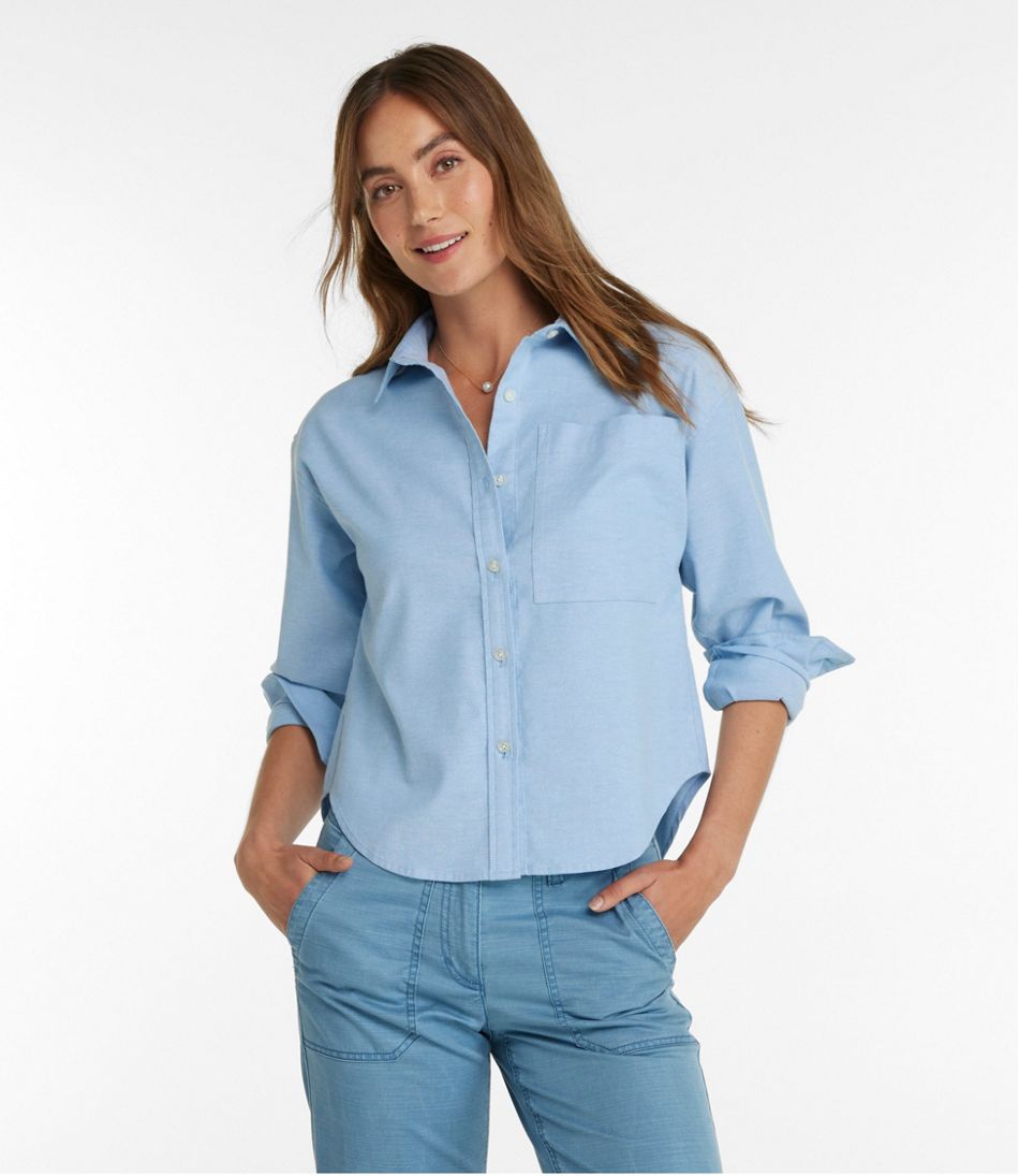 Women's Signature Boyfriend Oxford Shirt | L.L.Bean Popular