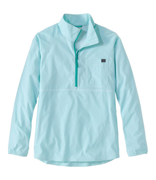 Women's Everyday SunSmart® Woven Shirt, Quarter-Zip Pullover Colorblock | L.L.Bean Trending