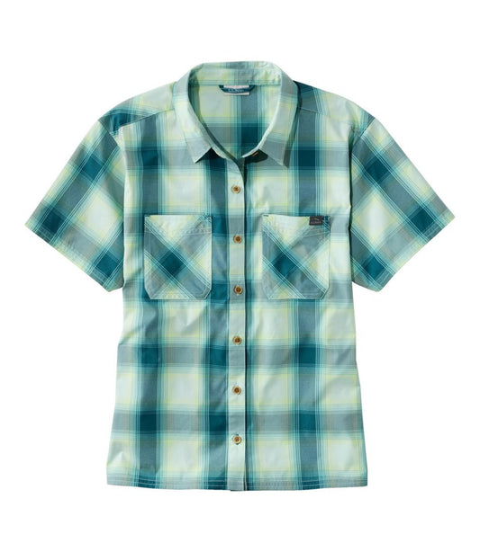 Women's Everyday SunSmart® Woven Shirt, Short-Sleeve Plaid | L.L.Bean Exclusive