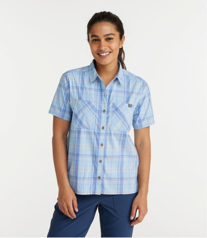 Women's Everyday SunSmart® Woven Shirt, Short-Sleeve Plaid | L.L.Bean Exclusive