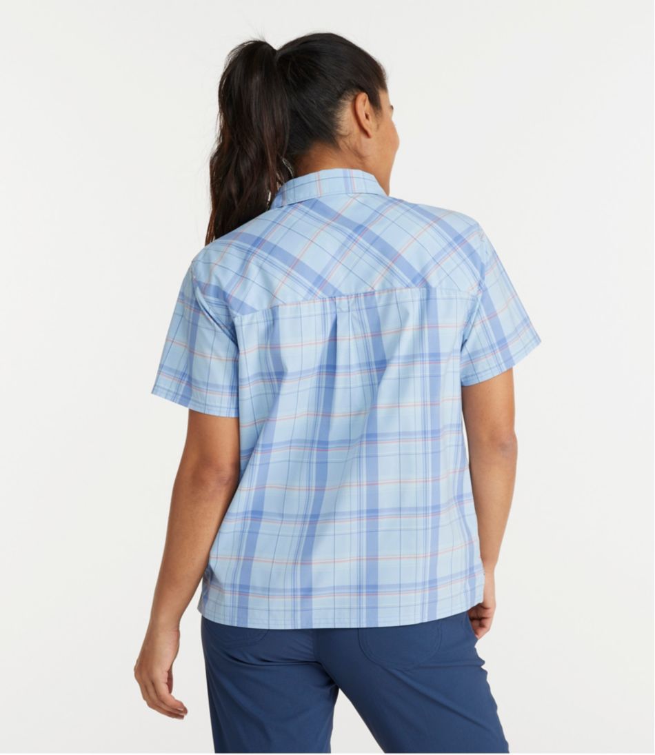 Women's Everyday SunSmart® Woven Shirt, Short-Sleeve Plaid | L.L.Bean Exclusive