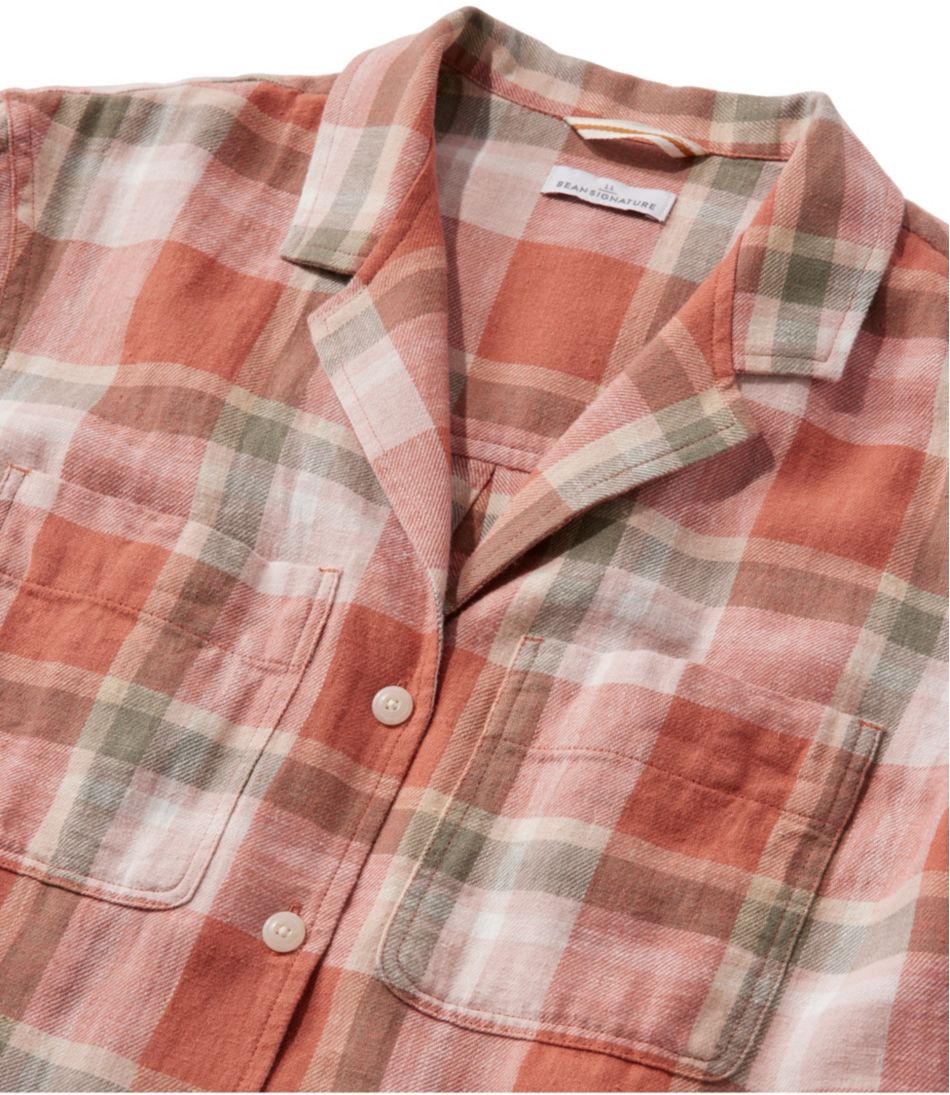 Women's Signature Hemp/Cotton Camp Shirt, Short-Sleeve | L.L.Bean Essential