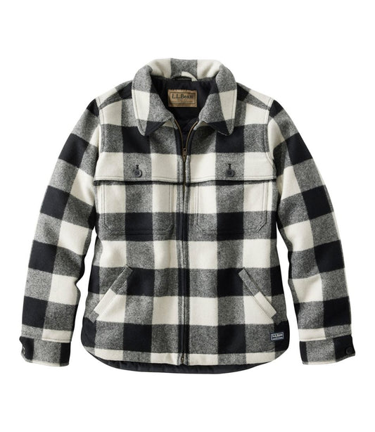 Women's Maine Guide Zip Front Jac-Shirt with Primaloft, Plaid | L.L.Bean Great Value
