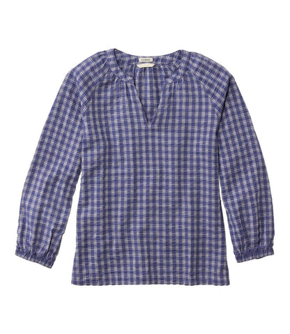 Women's Bean's Seacoast Seersucker Splitneck Shirt | L.L.Bean Latest