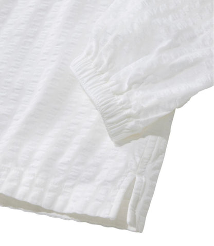 Women's Bean's Seacoast Seersucker Splitneck Shirt | L.L.Bean Latest