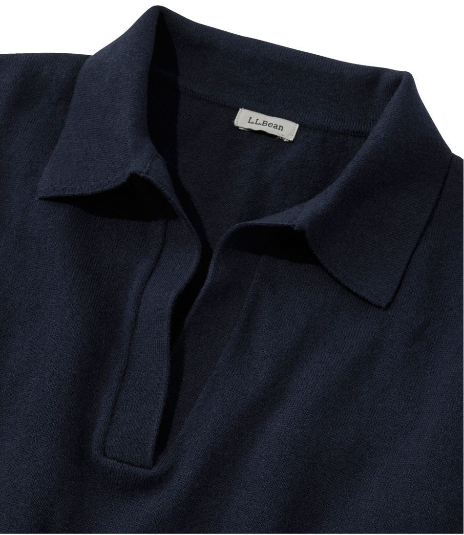 Women's Cotton/Cashmere Sweater, Polo | L.L.Bean Popular