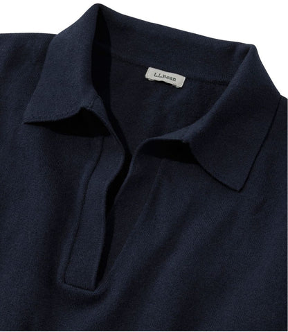 Women's Cotton/Cashmere Sweater, Polo | L.L.Bean Popular