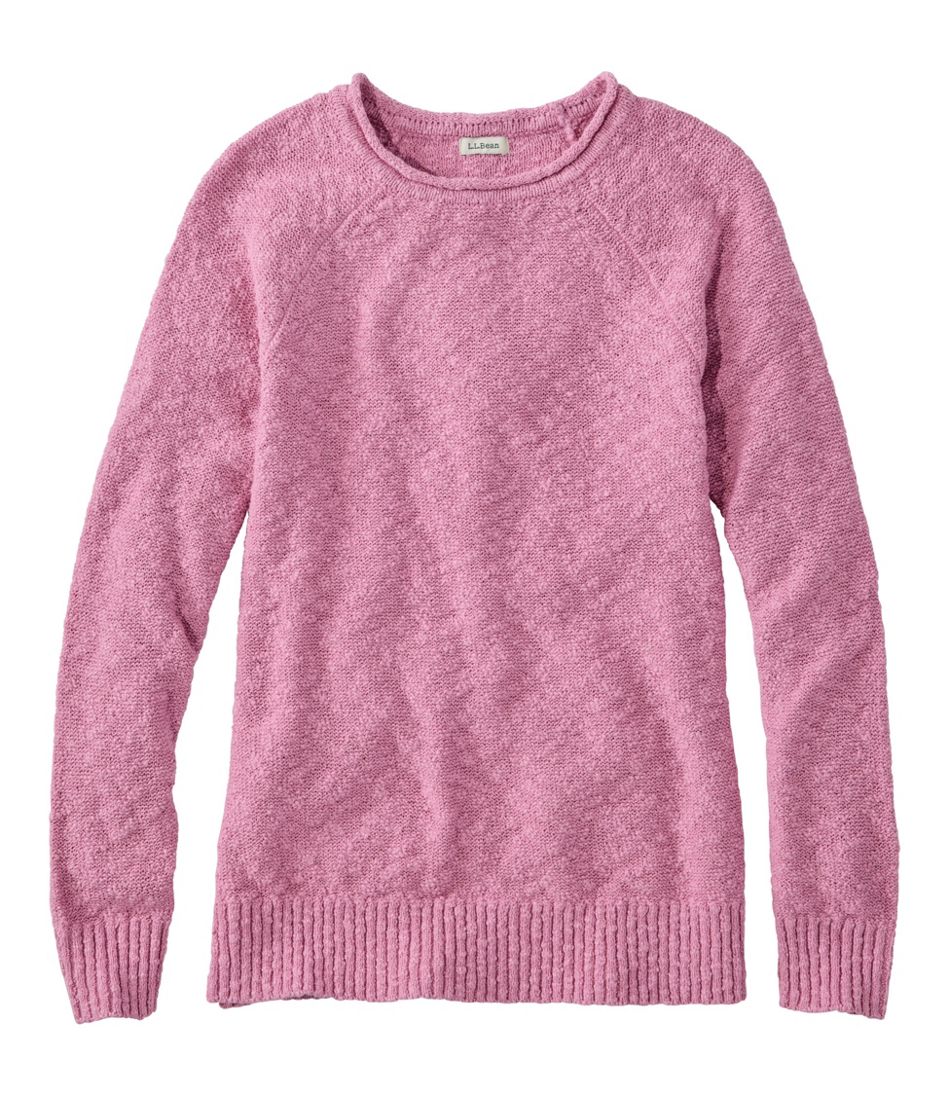 Women's Midweight Cotton Slub Rollneck Pullover | L.L.Bean Trending