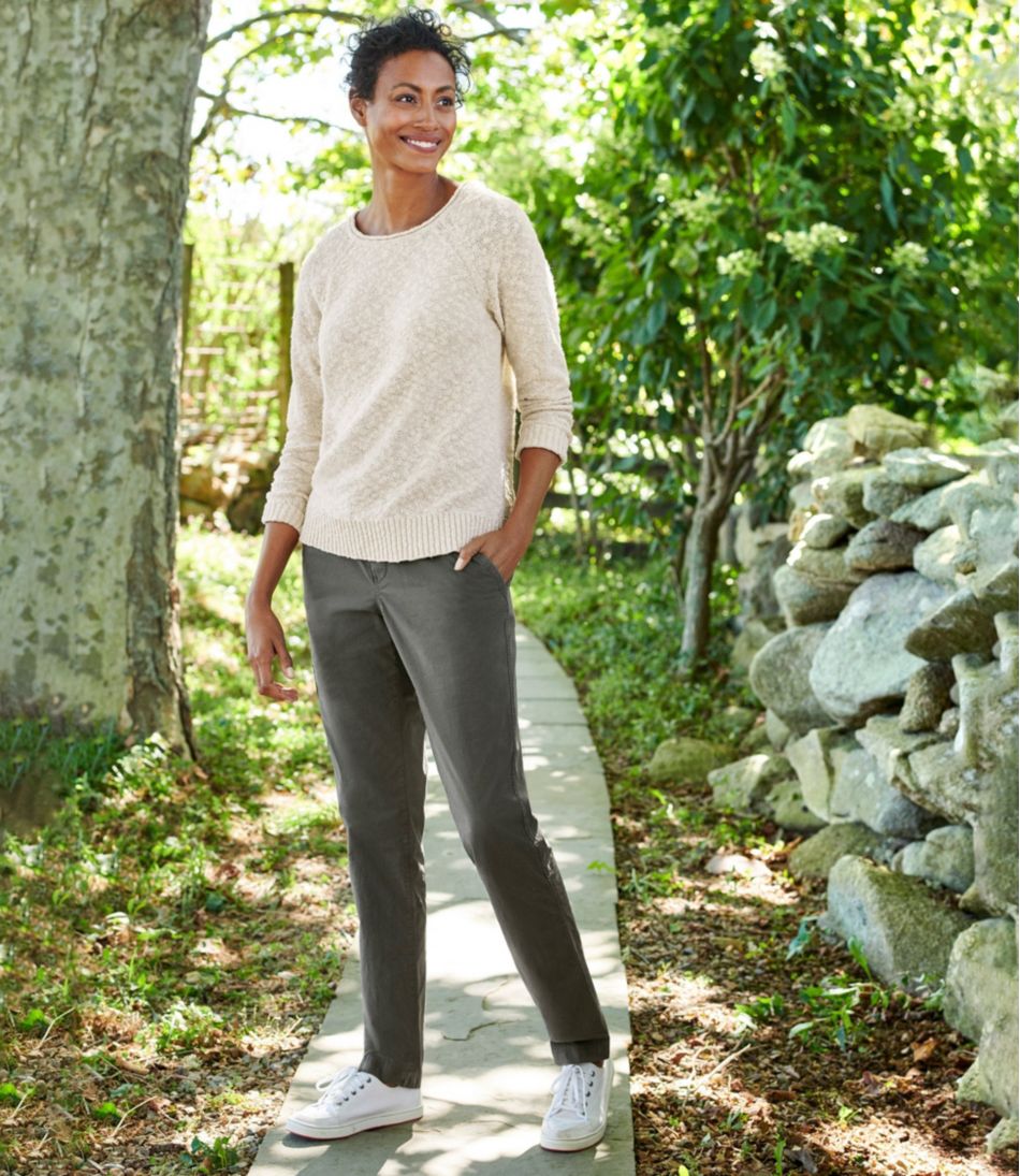 Women's Midweight Cotton Slub Rollneck Pullover | L.L.Bean Trending
