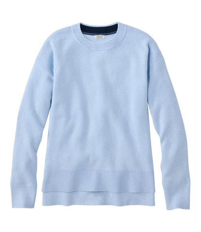 Women's Wicked Soft Cotton/Cashmere Crewneck Sweater | L.L.Bean Best Seller