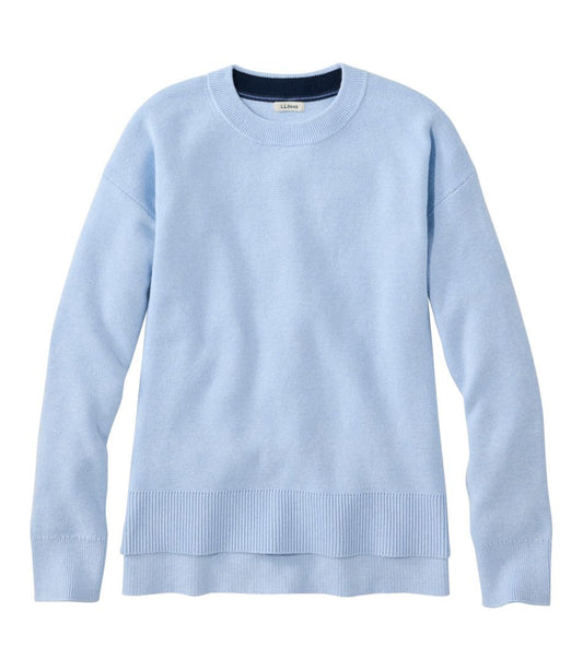 Women's Wicked Soft Cotton/Cashmere Crewneck Sweater | L.L.Bean Best Seller