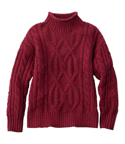 Women's 1912 Heritage Wool Blend Mockneck Sweater | L.L.Bean Exclusive