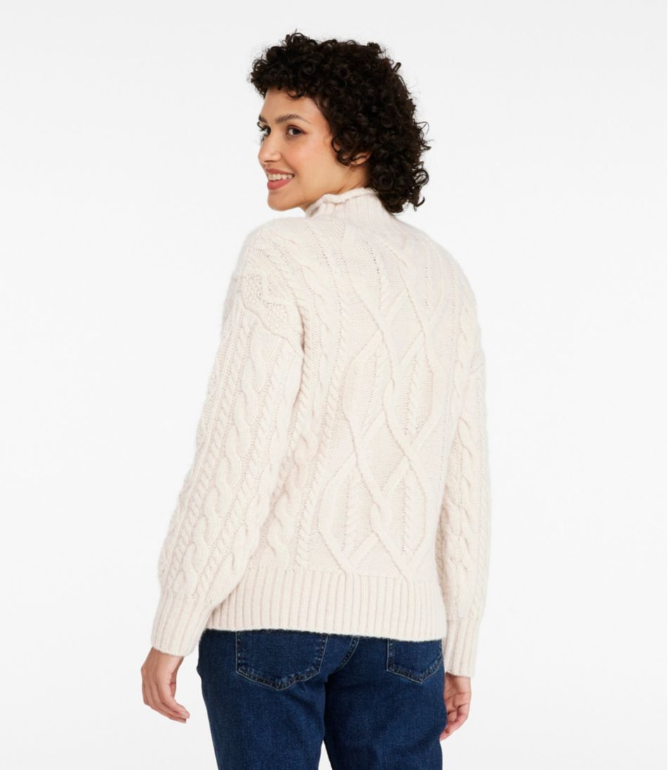 Women's 1912 Heritage Wool Blend Mockneck Sweater | L.L.Bean Exclusive