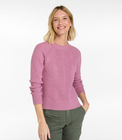 Women's Mariner Shaker Sweater, Crewneck | L.L.Bean Signature