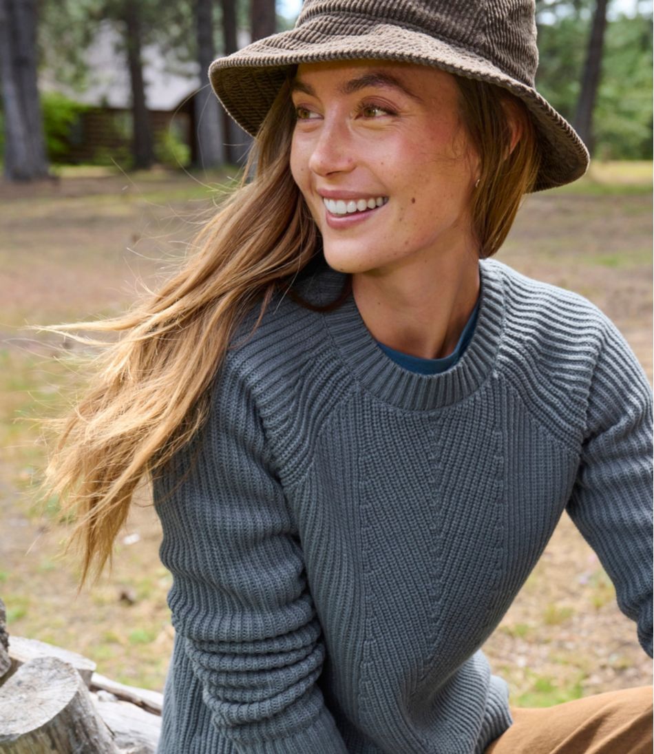 Women's Mariner Shaker Sweater, Crewneck | L.L.Bean Signature