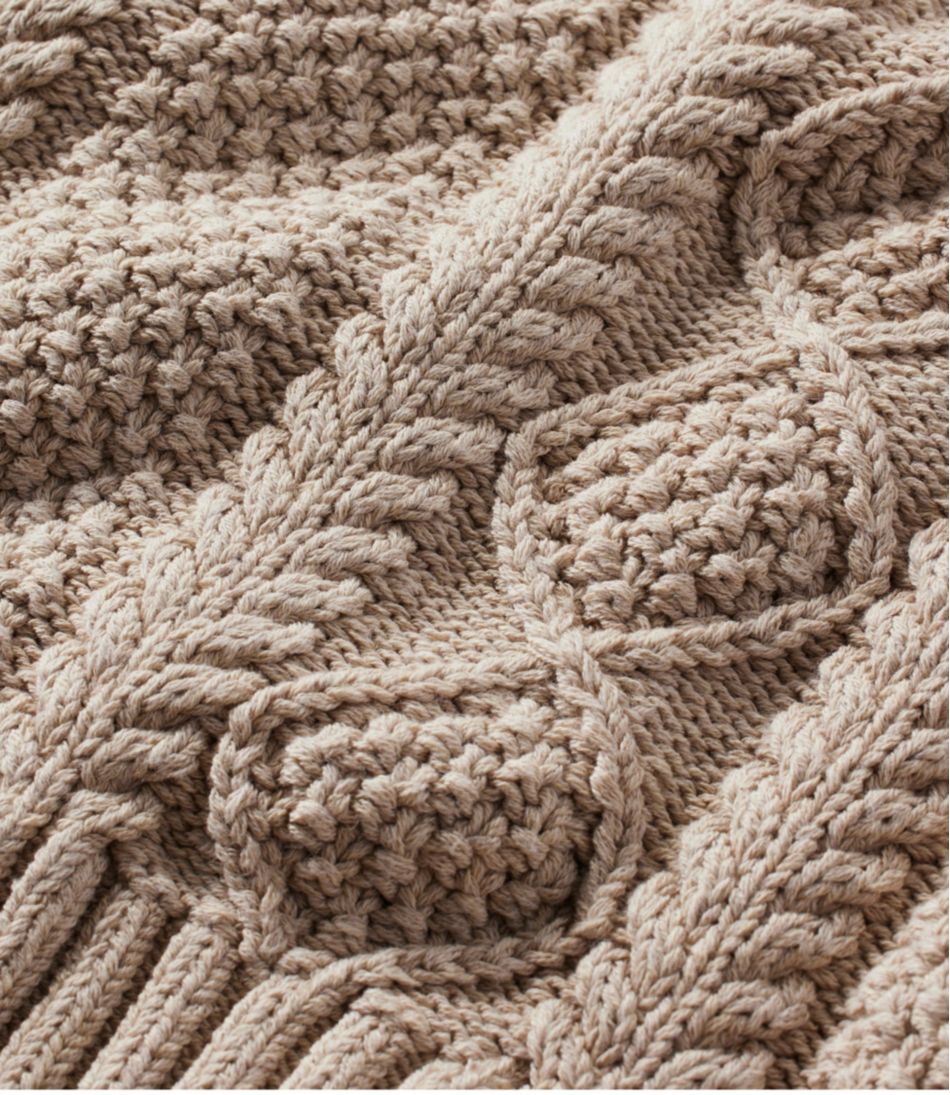 Women's Signature Cotton Fisherman Sweater, Crewneck Novelty | L.L.Bean Essential