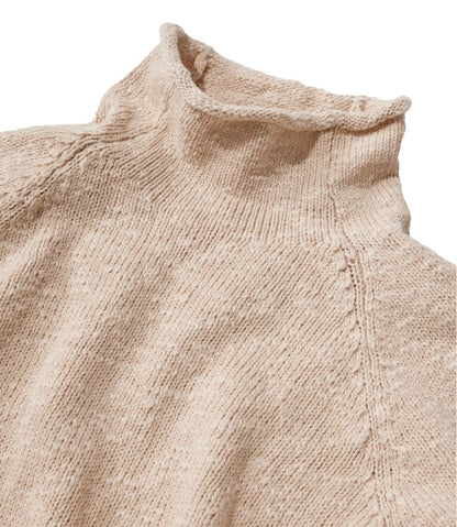 Women's Cotton Ragg Sweater, Funnelneck Pullover | L.L.Bean Value