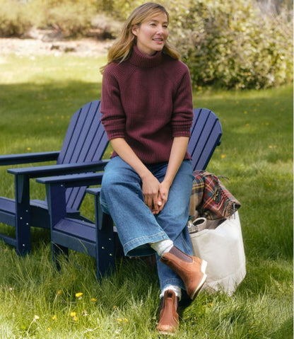 Women's SuperSoft Waffle Sweater, Turtleneck | L.L.Bean Great Value