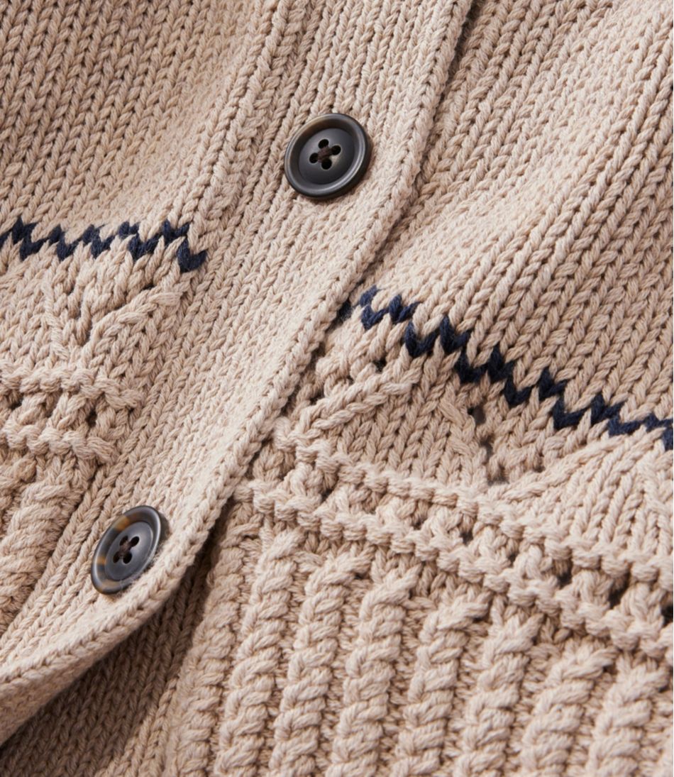 Women's Signature Cotton Fisherman Sweater, Short Cardigan Fair Isle | L.L.Bean Latest