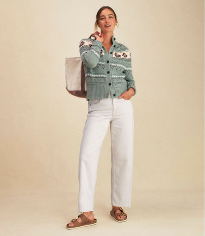 Women's Signature Cotton Fisherman Sweater, Short Cardigan Fair Isle | L.L.Bean Latest