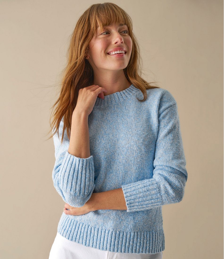 Women's Cotton Ragg Sweater, Crewneck | L.L.Bean Featured