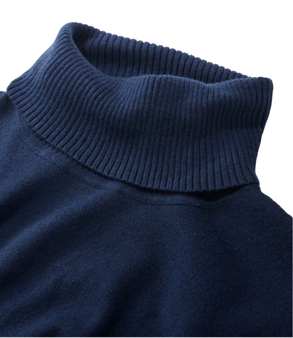 Women's Cotton/Cashmere Sweater, Turtleneck | L.L.Bean Popular