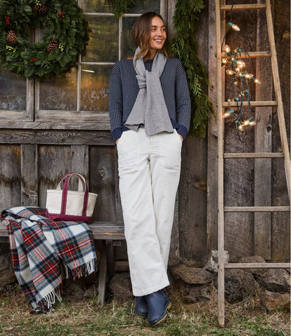 Women's Wicked Soft Cotton/Cashmere Crewneck Sweater, Pattern | L.L.Bean Trending