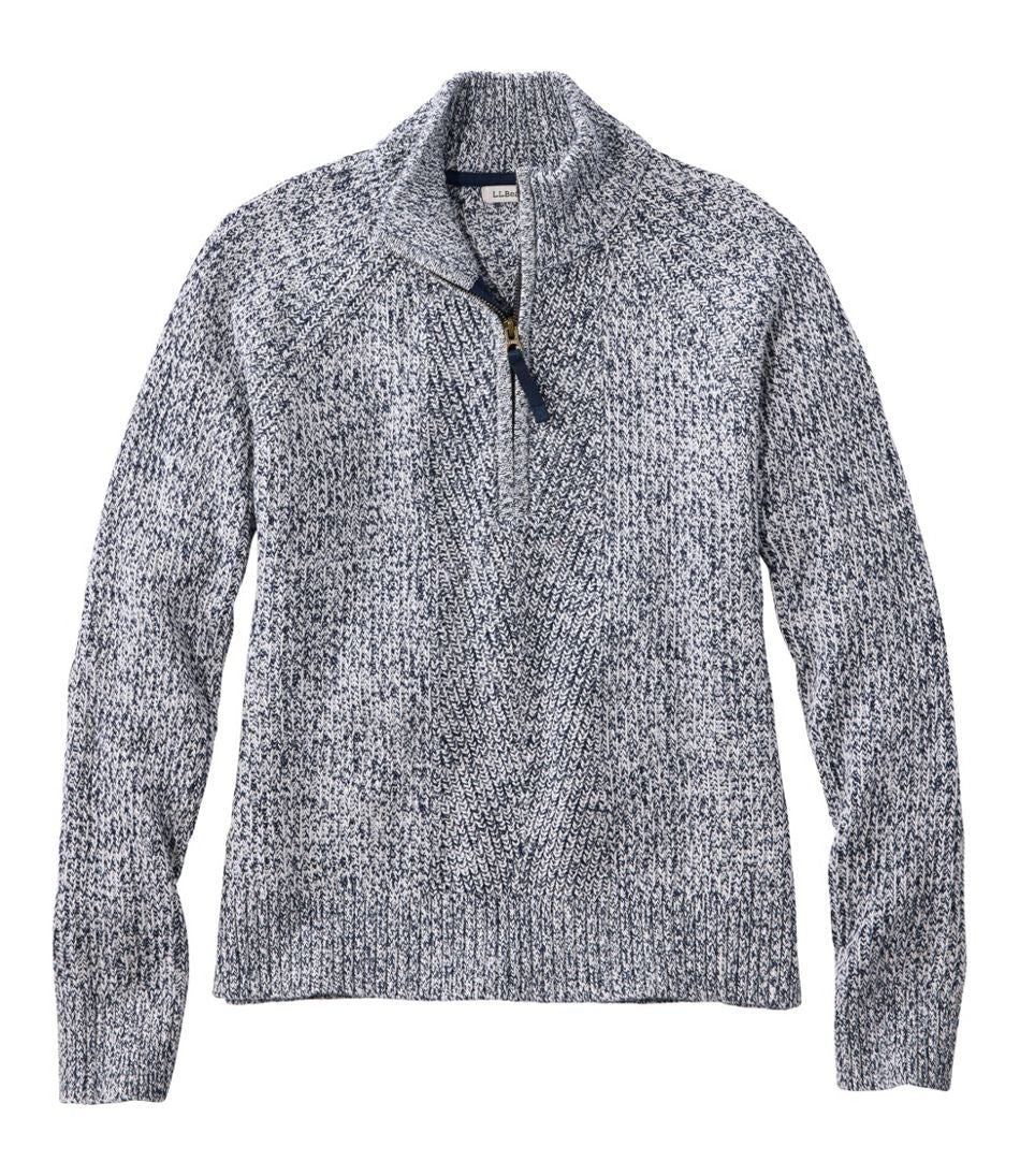 Women's Mariner Shaker Sweater, Quarter-Zip | L.L.Bean Best Seller