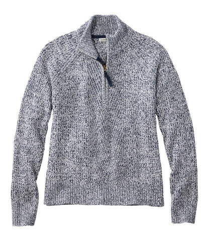 Women's Mariner Shaker Sweater, Quarter-Zip | L.L.Bean Best Seller