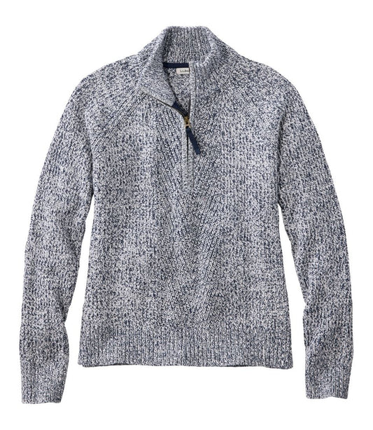 Women's Mariner Shaker Sweater, Quarter-Zip | L.L.Bean Best Seller