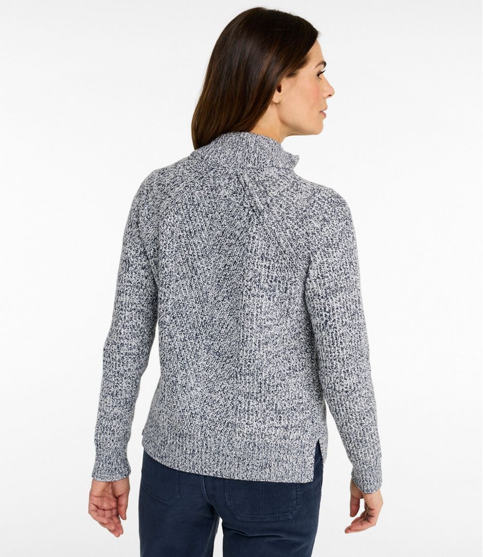 Women's Mariner Shaker Sweater, Quarter-Zip | L.L.Bean Best Seller