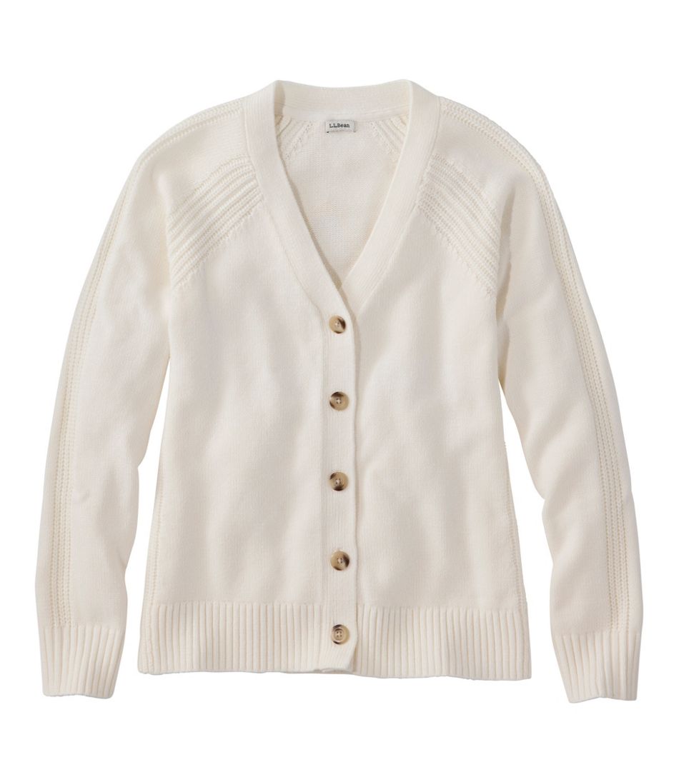 Women's Mariner Shaker Sweater, V-Neck Cardigan | L.L.Bean Recommended
