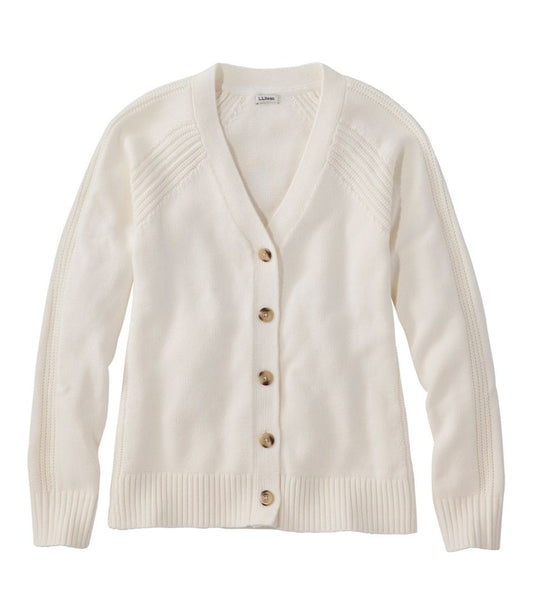 Women's Mariner Shaker Sweater, V-Neck Cardigan | L.L.Bean Recommended