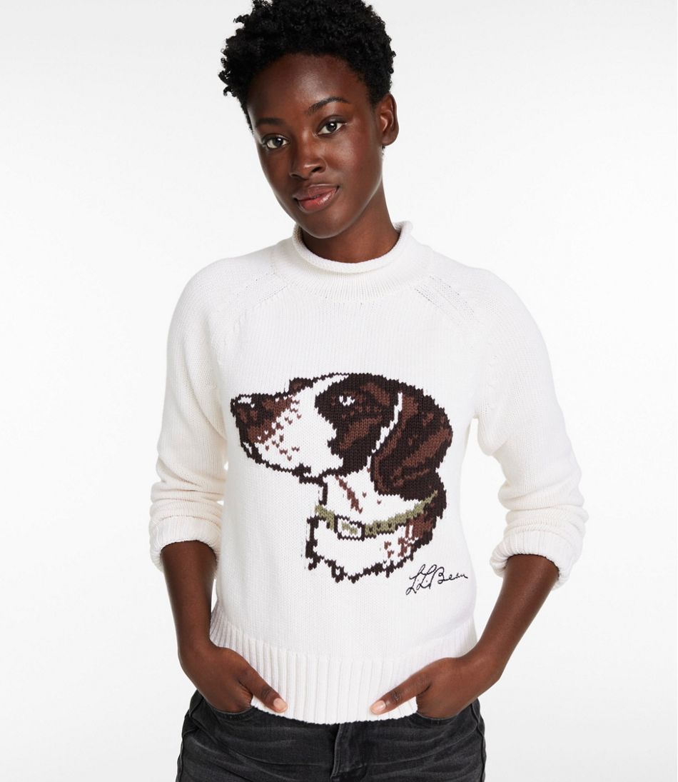 Women's Signature Original Cotton Sweater, Rollneck Novelty | L.L.Bean Exclusive