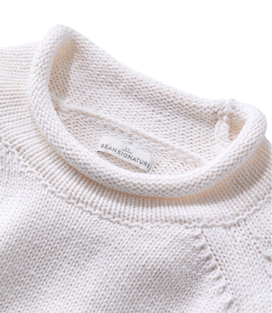 Women's Signature Original Cotton Sweater, Rollneck Novelty | L.L.Bean Exclusive